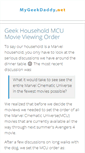 Mobile Screenshot of mygeekdaddy.net